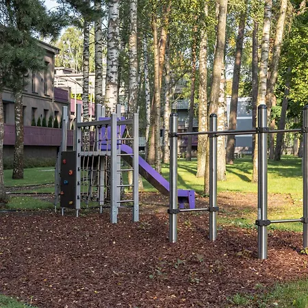 Stylish 2-bedroom With Large Terrace, Near Forest Park & Beach, Child-friendly Location Jurmala